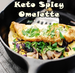 Ketogenic Spicy Omelette