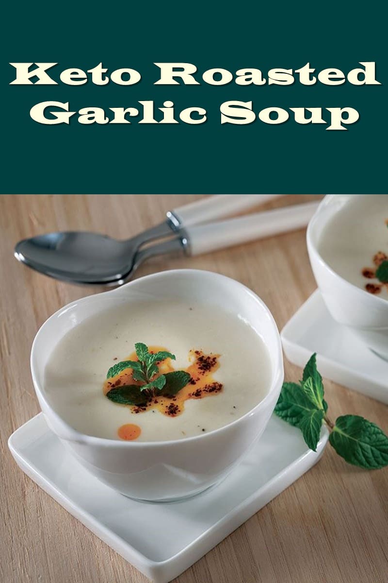 Ketogenic Roasted Garlic Soup Recipe