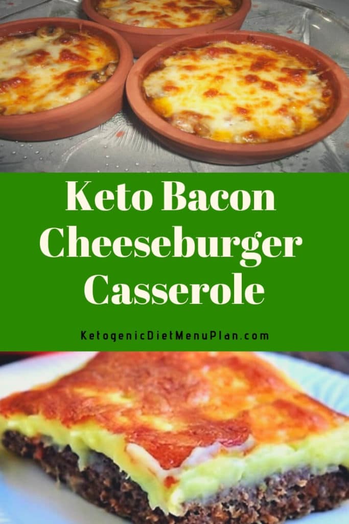 low carb bacon cheeseburger casserole recipe